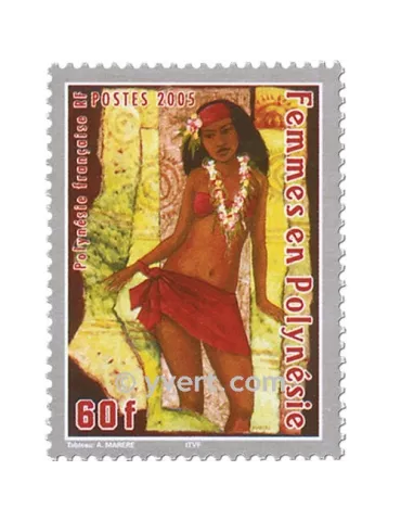 n° 740/741 - Timbre Polynésie Poste 2