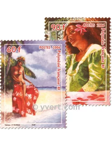 n° 764/765 - Timbre Polynésie Poste 2