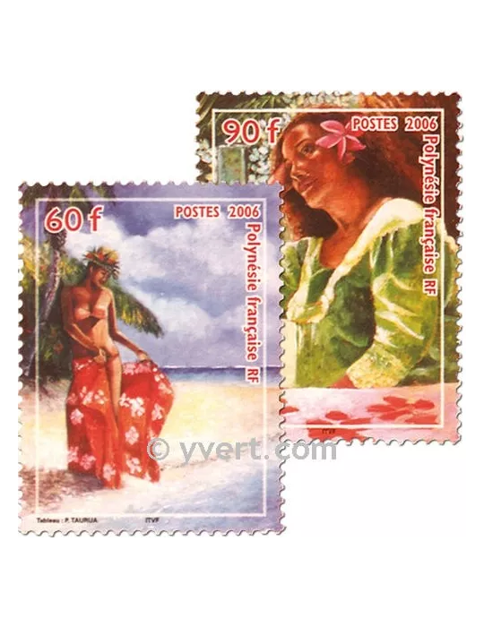 n° 764/765 - Timbre Polynésie Poste