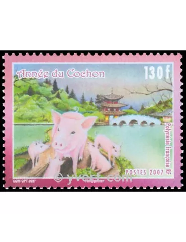 n° 800 - Timbre Polynésie Poste 2