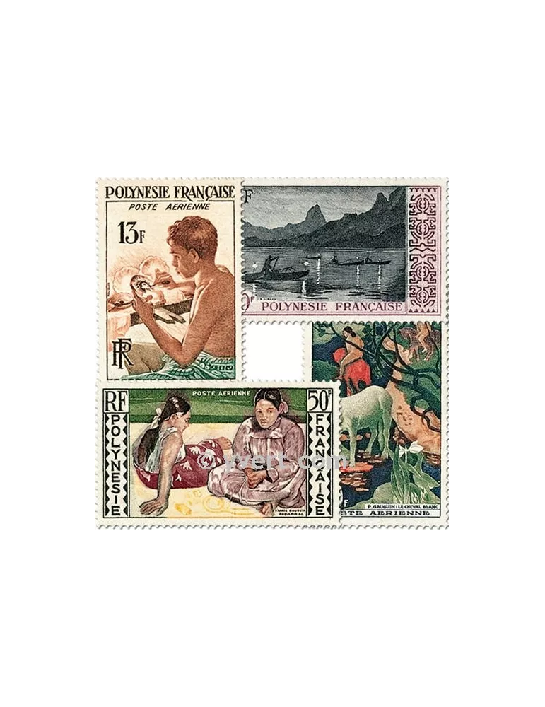 n° 1/4 - Timbre Polynésie Poste aérienne