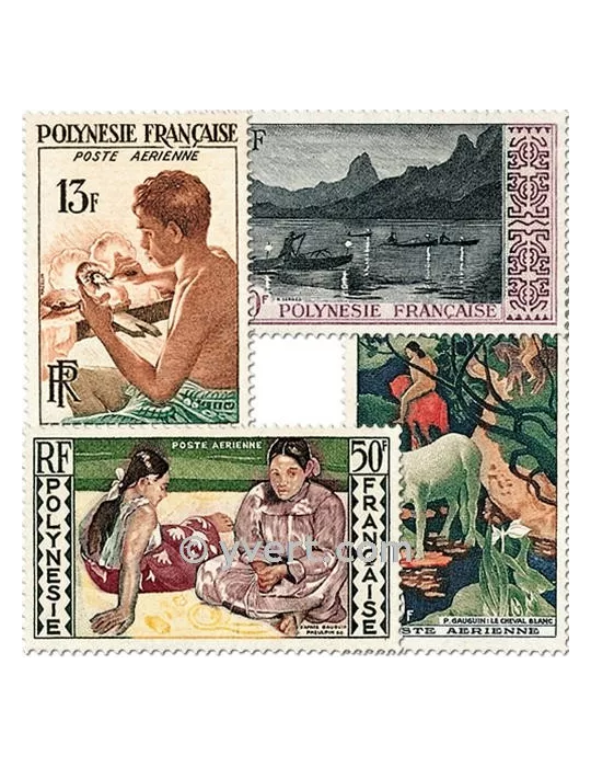 n° 1/4 - Timbre Polynésie Poste aérienne