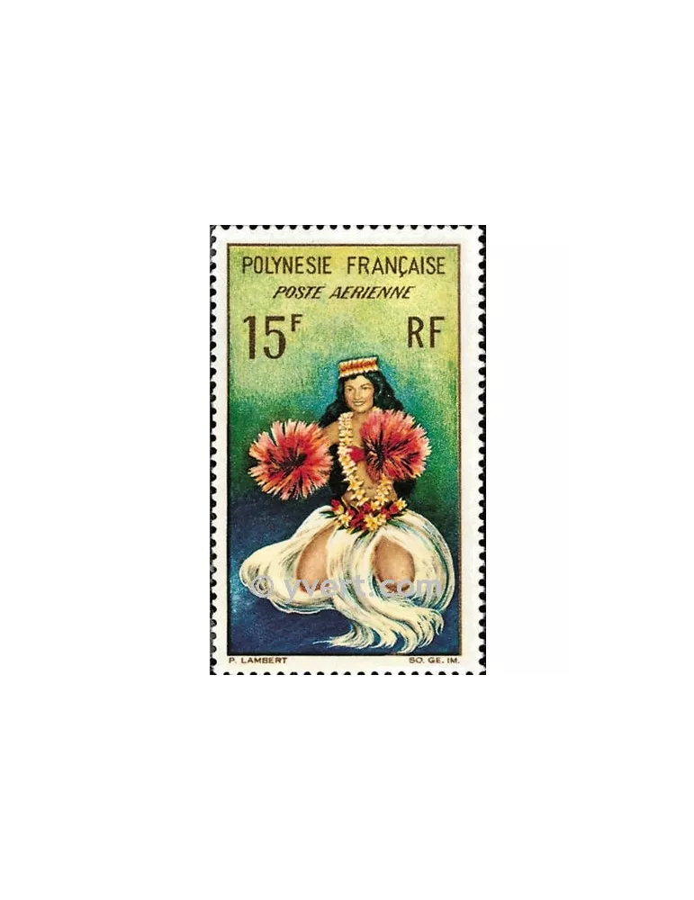 n° 7 - Timbre Polynésie Poste aérienne