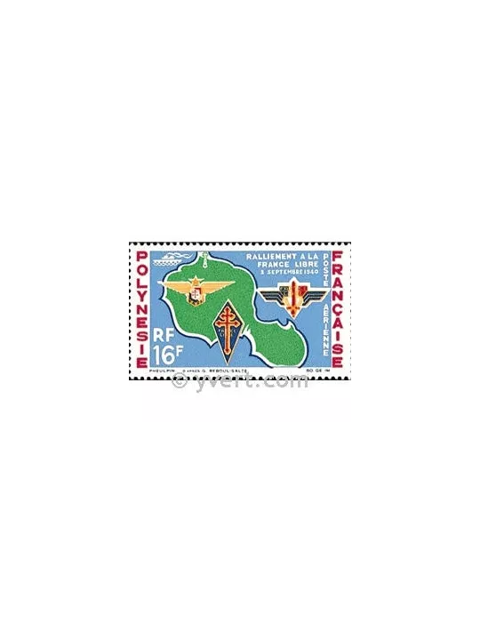 n° 8 - Timbre Polynésie Poste aérienne