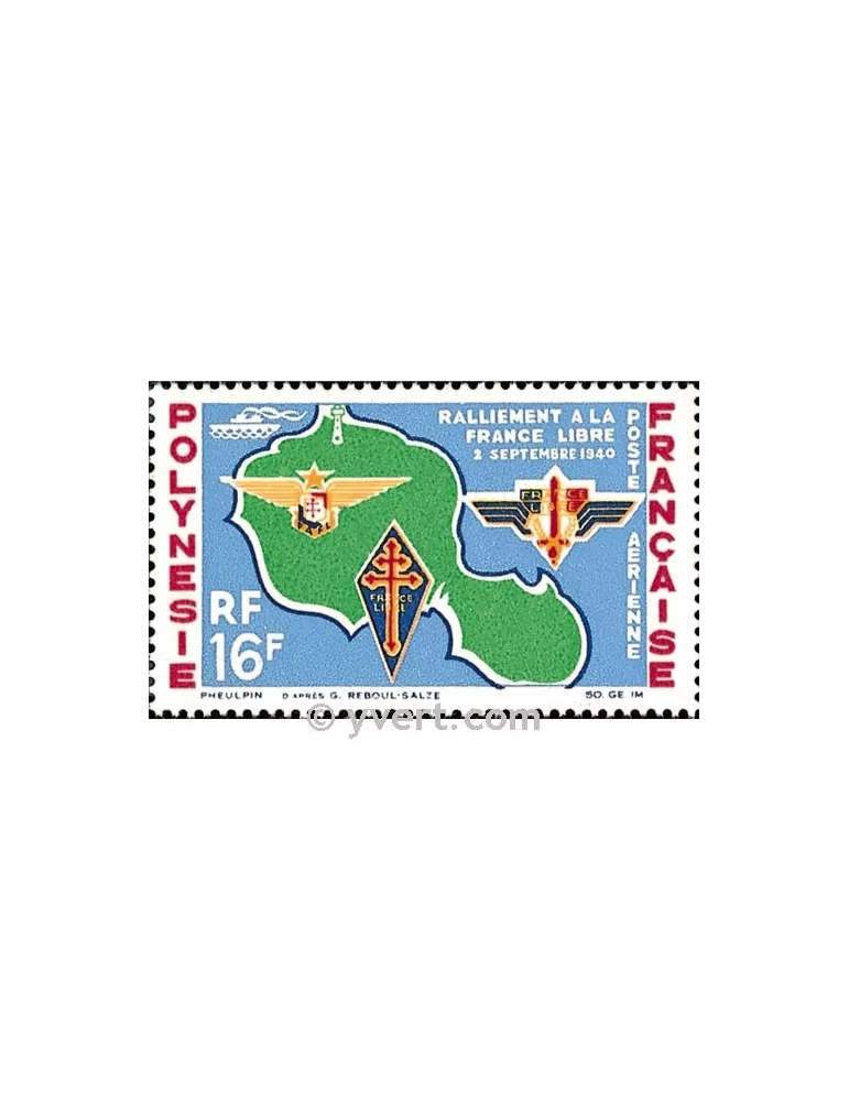 n° 8 - Timbre Polynésie Poste aérienne