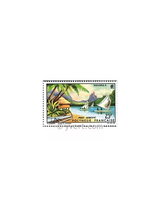 n° 9 - Timbre Polynésie Poste aérienne