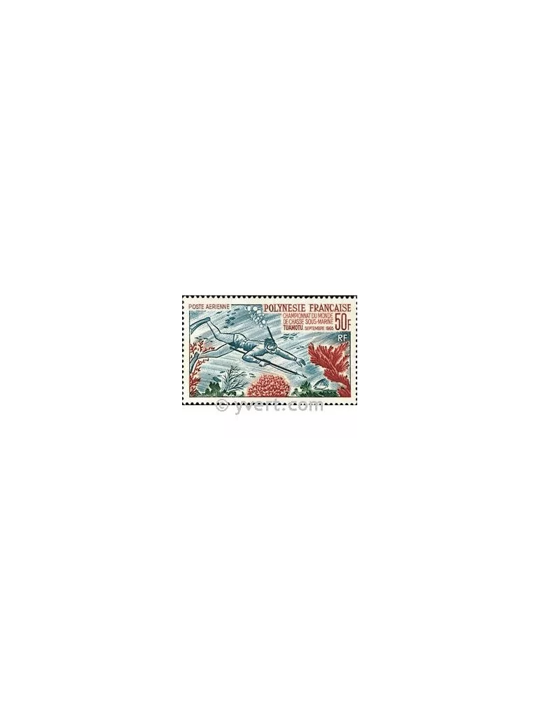 n° 14 - Timbre Polynésie Poste aérienne