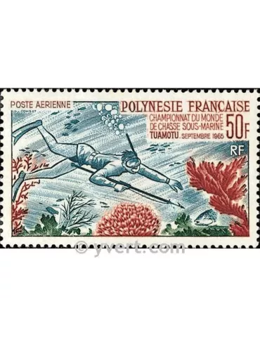 n° 14 - Timbre Polynésie Poste aérienne 2