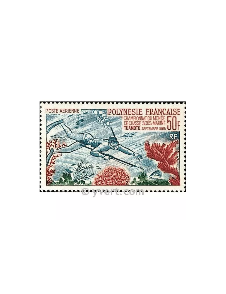 n° 14 - Timbre Polynésie Poste aérienne
