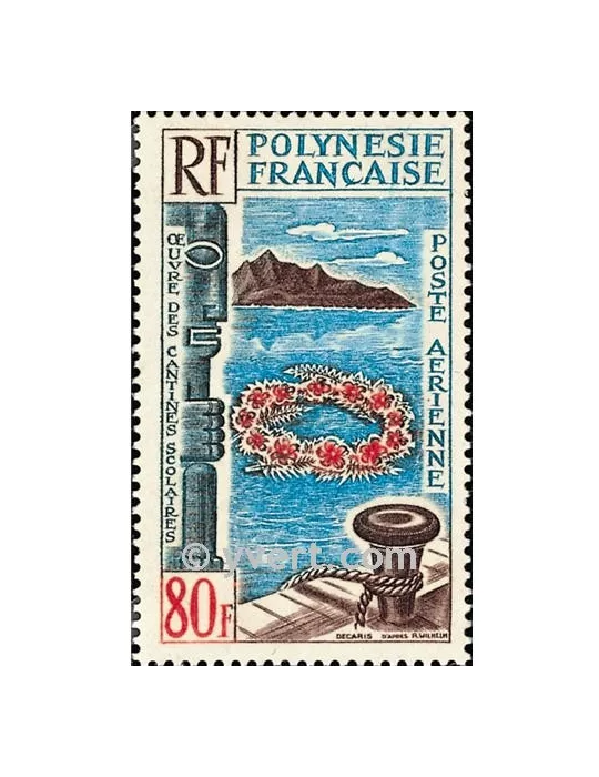 n° 15 - Timbre Polynésie Poste aérienne