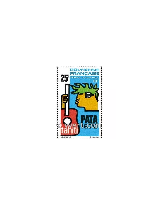 n° 28 - Timbre Polynésie Poste aérienne
