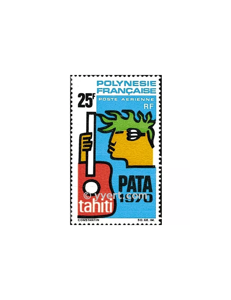 n° 28 - Timbre Polynésie Poste aérienne