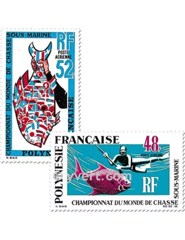 n° 29/30 - Timbre Polynésie Poste aérienne 2