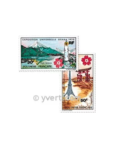 n° 32/33 - Timbre Polynésie Poste aérienne