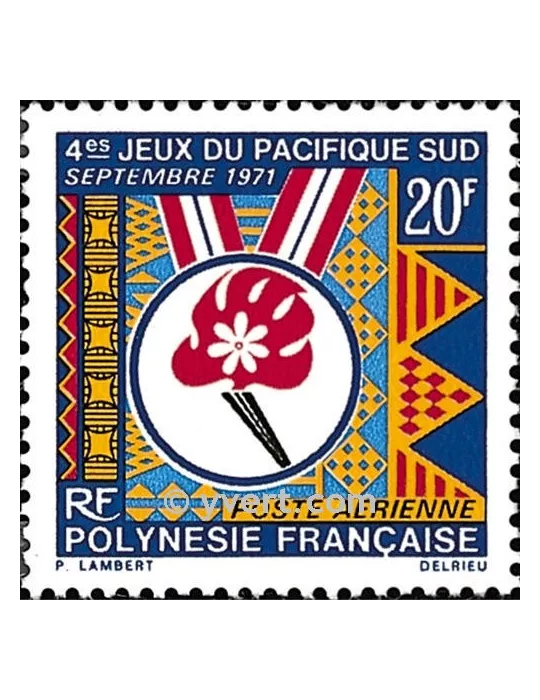 n° 45 - Timbre Polynésie Poste aérienne