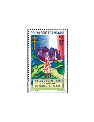 n° 46 - Timbre Polynésie Poste aérienne