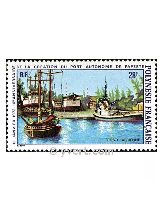 n° 60 - Timbre Polynésie Poste aérienne