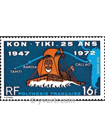 n° 64 - Timbre Polynésie Poste aérienne 2