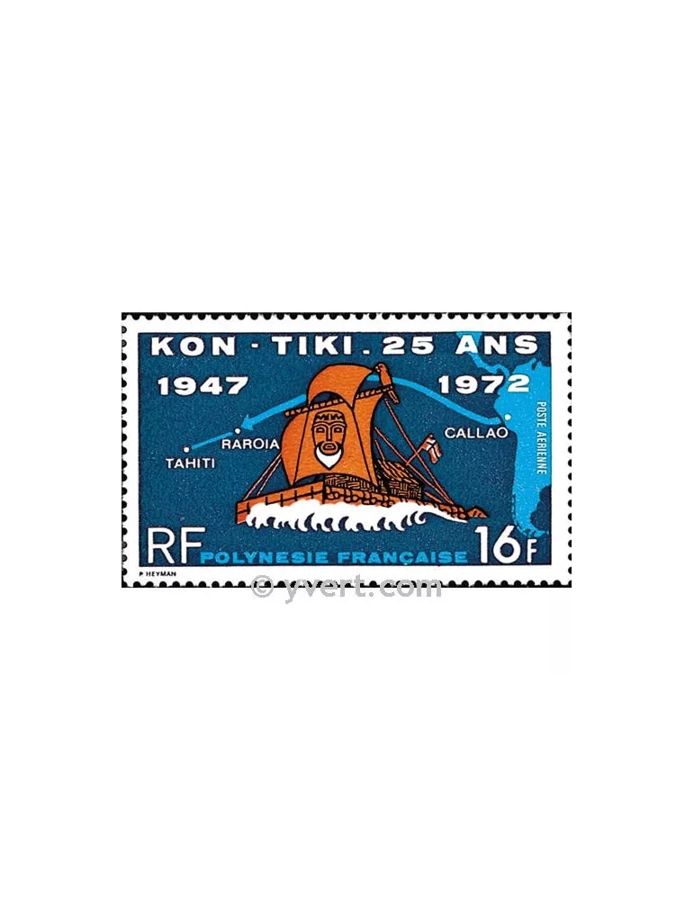 n° 64 - Timbre Polynésie Poste aérienne