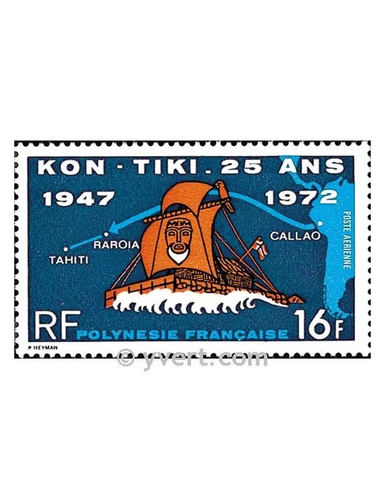 n° 64 - Timbre Polynésie Poste aérienne