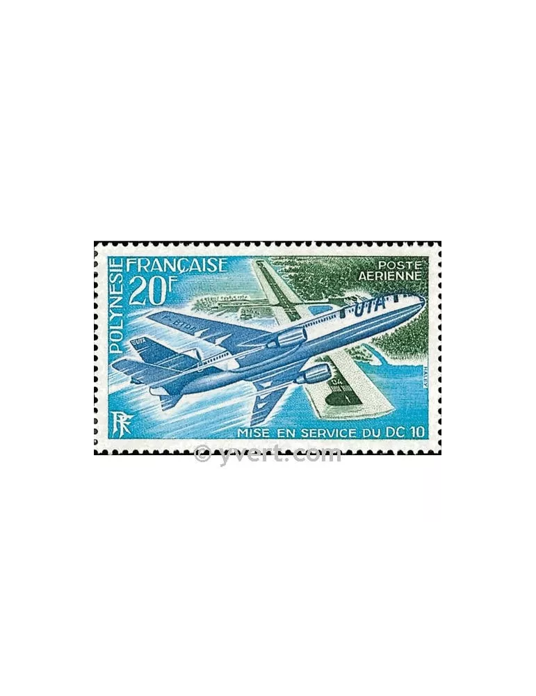 n° 74 - Timbre Polynésie Poste aérienne