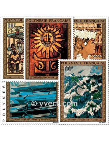 n° 77/81 - Timbre Polynésie Poste aérienne 2
