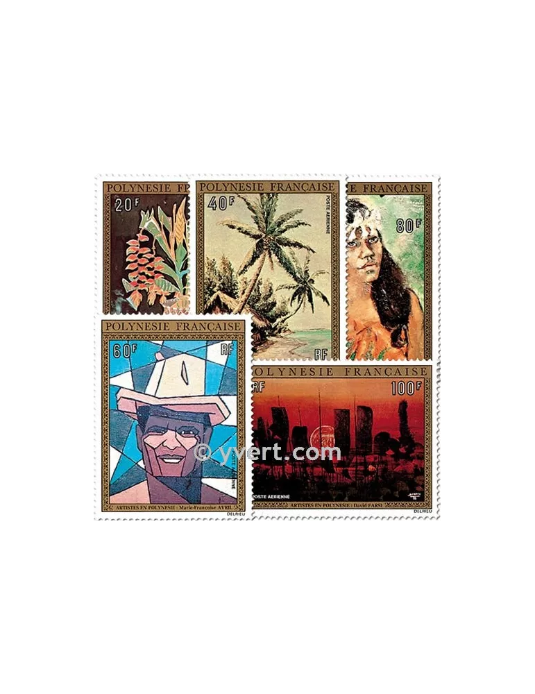 n° 84/88 - Timbre Polynésie Poste aérienne