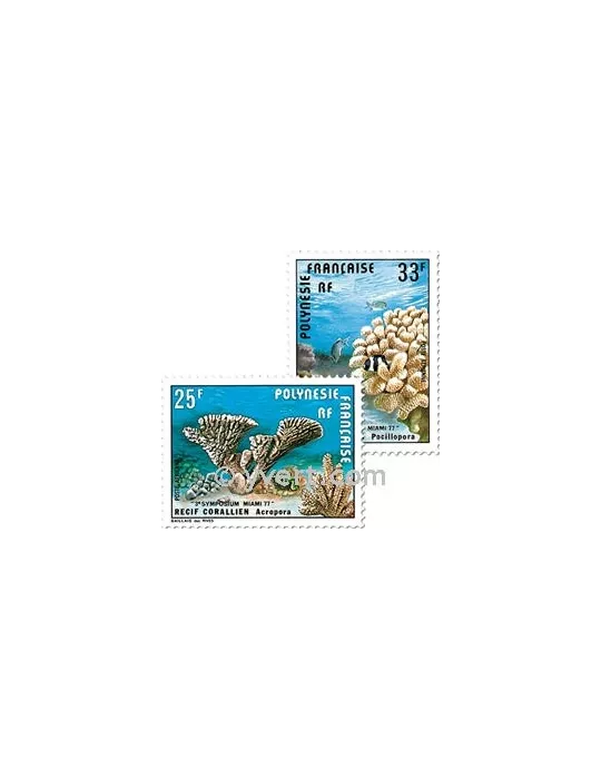 n° 121/122 - Timbre Polynésie Poste aérienne