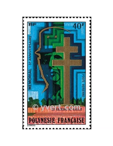 n° 123 - Timbre Polynésie Poste aérienne 2