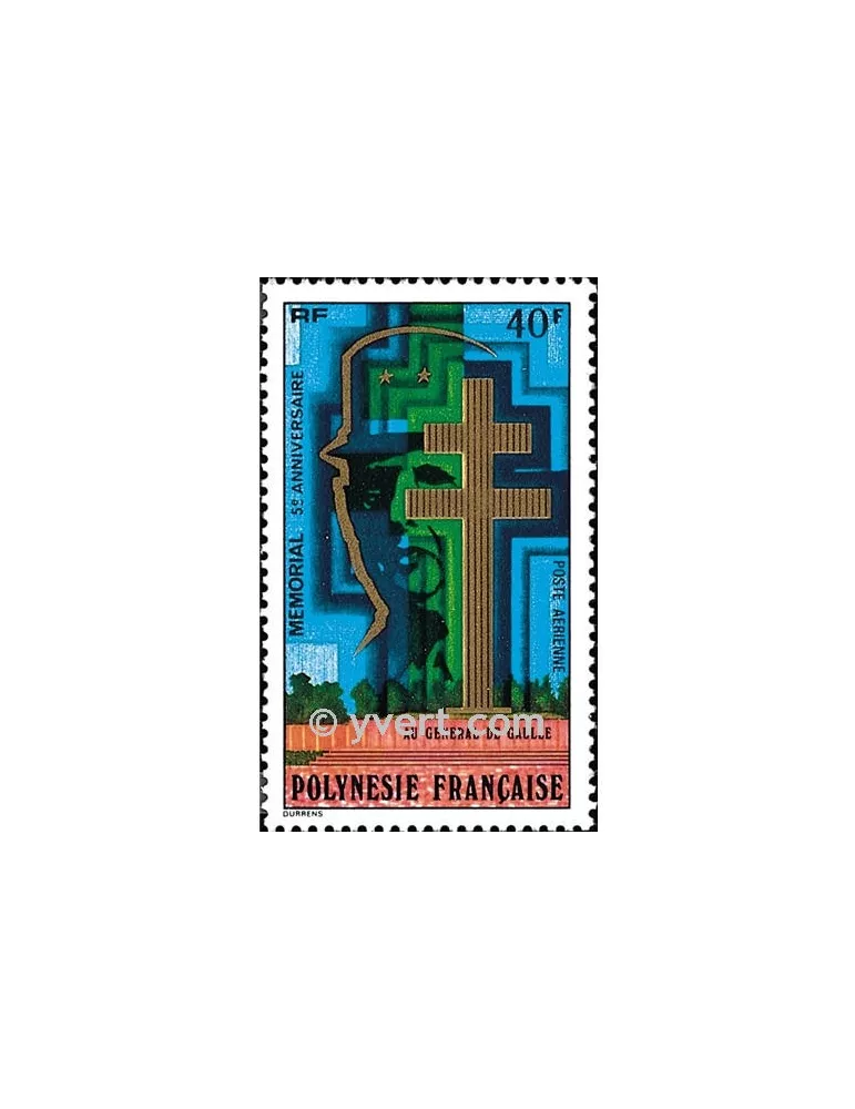 n° 123 - Timbre Polynésie Poste aérienne