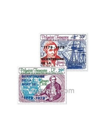n° 142/143 - Timbre Polynésie Poste aérienne