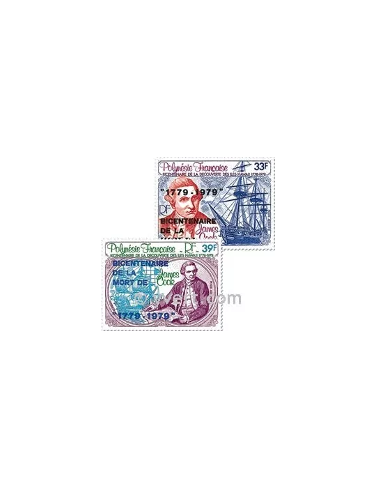 n° 142/143 - Timbre Polynésie Poste aérienne