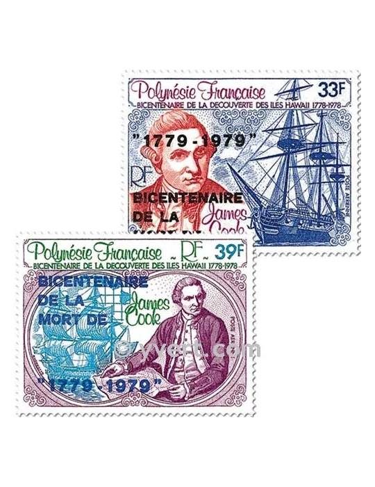 n° 142/143 - Timbre Polynésie Poste aérienne