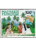 n° 176 - Timbre Polynésie Poste aérienne