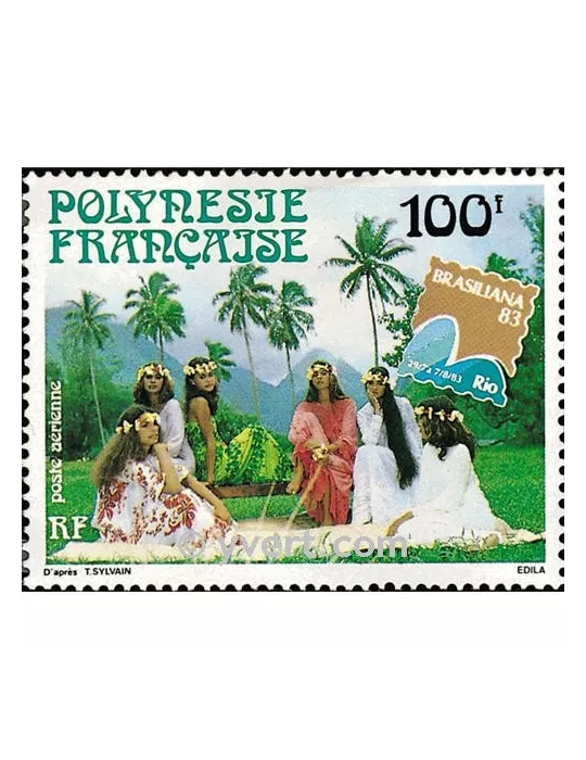 n° 176 - Timbre Polynésie Poste aérienne