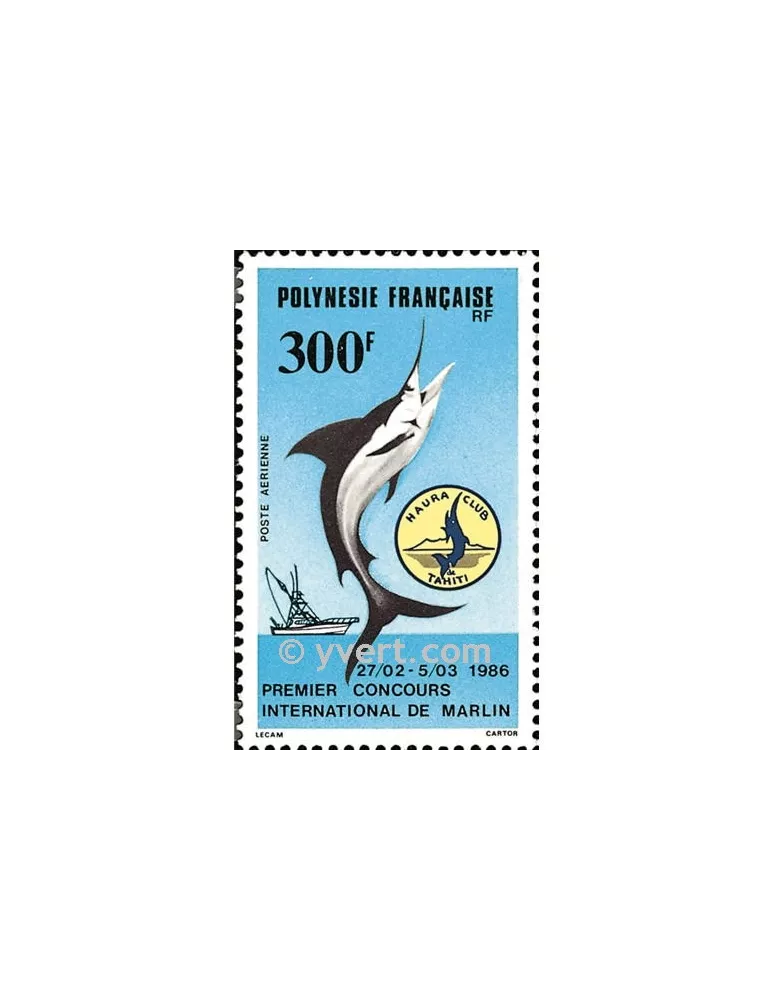 n° 190 - Timbre Polynésie Poste aérienne