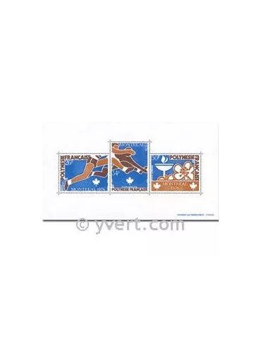 n° 3 - Timbre Polynésie Bloc et feuillets