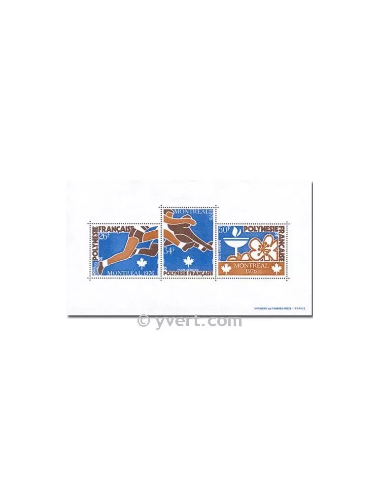 n° 3 - Timbre Polynésie Bloc et feuillets