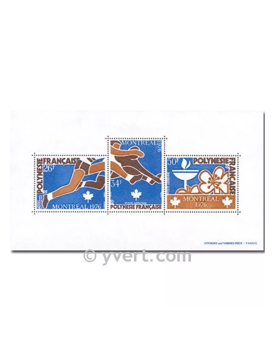 n° 3 - Timbre Polynésie Bloc et feuillets