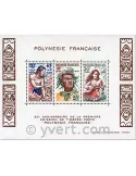 n° 4 - Timbre Polynésie Bloc et feuillets
