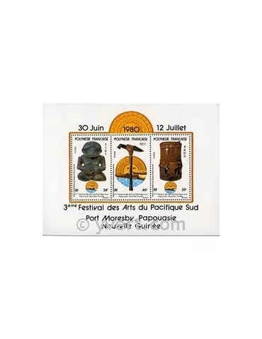 n° 5 - Timbre Polynésie Bloc et feuillets