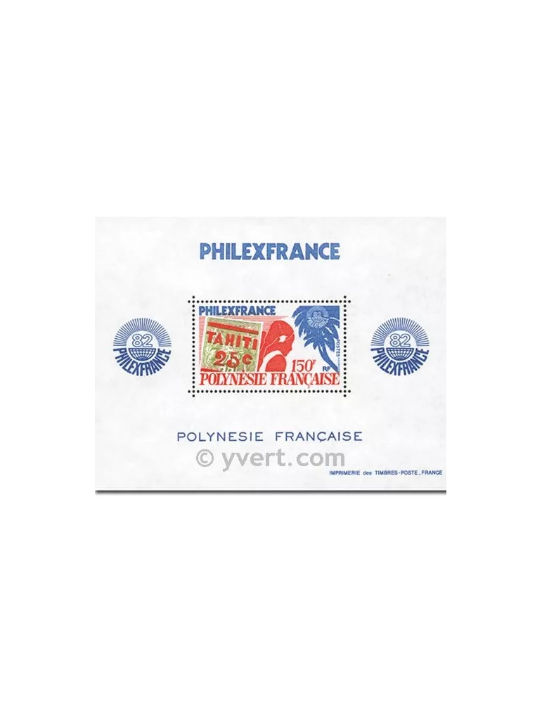 n° 6 - Timbre Polynésie Bloc et feuillets