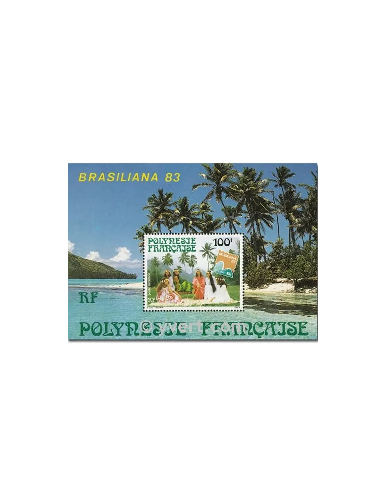 n° 7 - Timbre Polynésie Bloc et feuillets