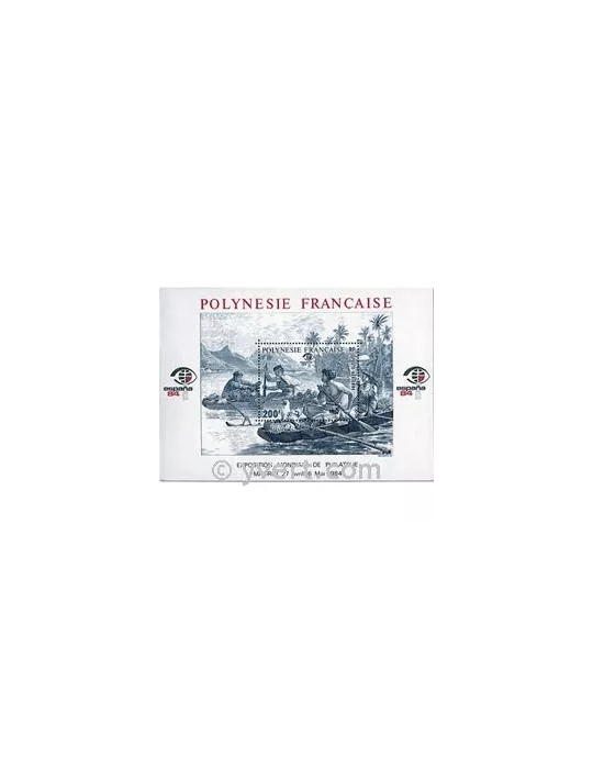 n° 9 - Timbre Polynésie Bloc et feuillets