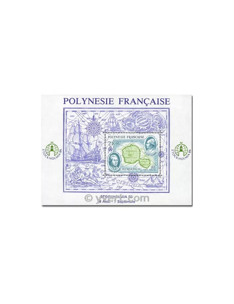 n° 12 - Timbre Polynésie Bloc et feuillets