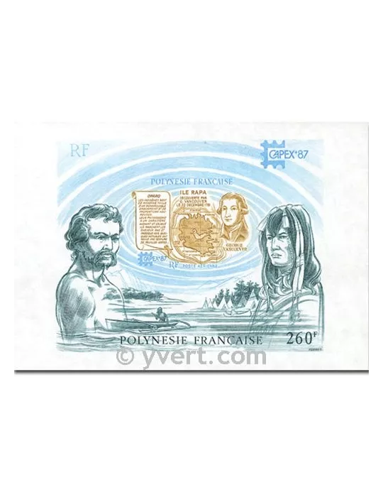 n° 13 - Timbre Polynésie Bloc et feuillets