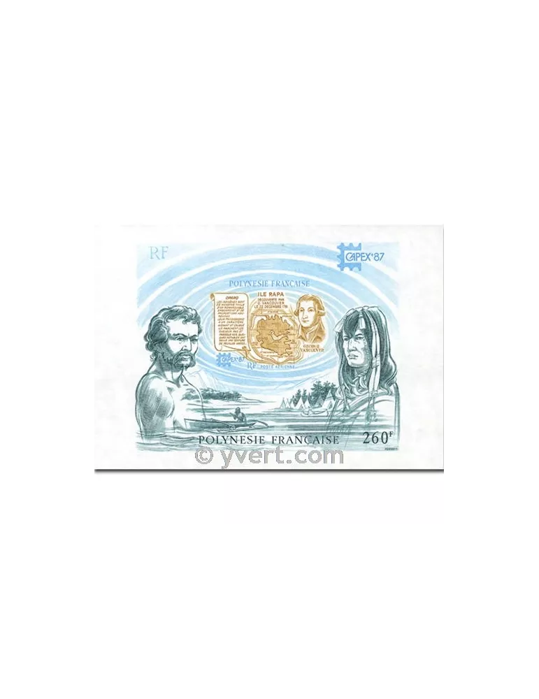 n° 13 - Timbre Polynésie Bloc et feuillets