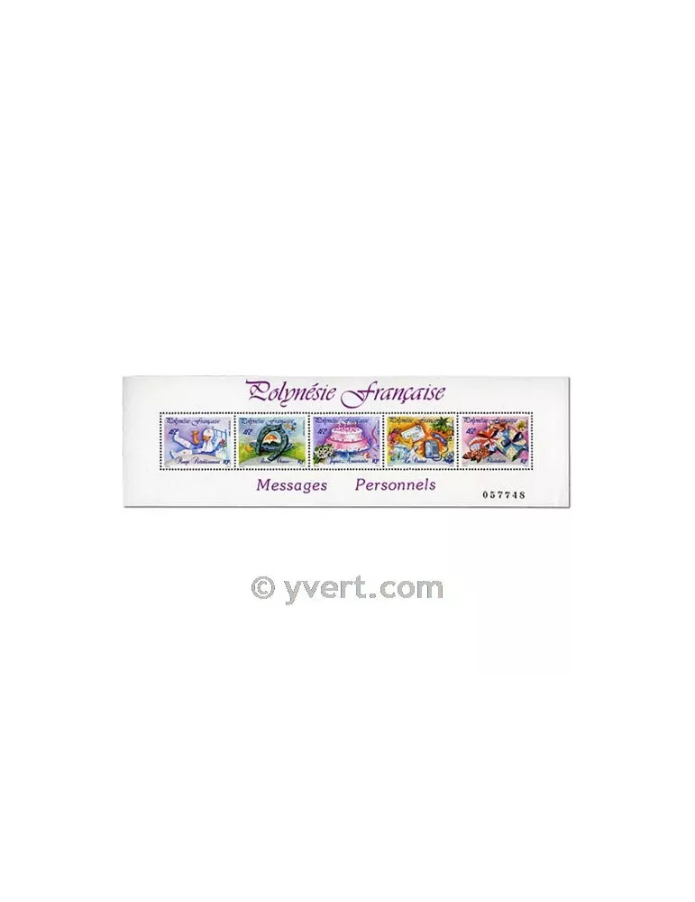 n° 16 - Timbre Polynésie Bloc et feuillets