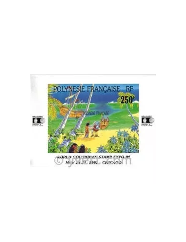 n° 20 - Timbre Polynésie Bloc et feuillets