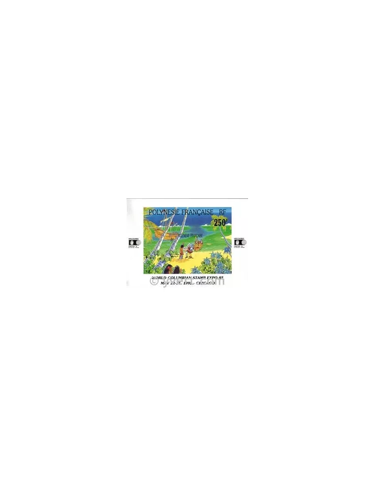 n° 20 - Timbre Polynésie Bloc et feuillets